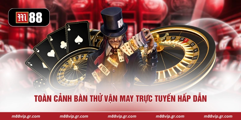 Roulette M88 - Khám Phá Vòng Quay May Mắn Đầy Kịch Tính Toàn cảnh bàn thử vận may trực tuyến hấp dẫn